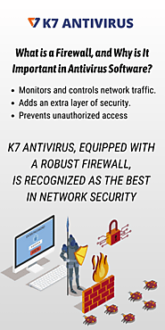 What is a firewall, and why is it important in antivirus software?