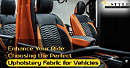 Upholstery Fabric For Vehicles