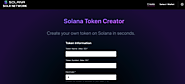 Solana Token Creator by Solr Network