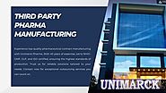 Third Party Manufacturers • Top Quality Pharma Manufacturing Services in India...