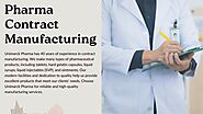 Pharma Contract Manufacturing Company in India