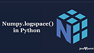 Numpy,logspace() in Python - TpointTech