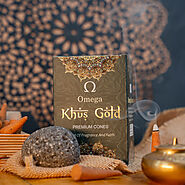 khus gold premium incense cones