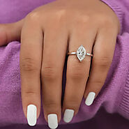 Marquise Cut Engagement Ring