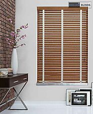 Get the State-of-the-Art Wooden Window Blinds with Curtains in Dubai