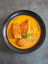 Salmon Curry with Coconut Milk - Hungry Lankan