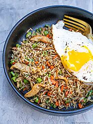 Chicken Fried Rice (Low FODMAP) - Hungry Lankan