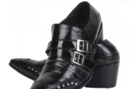 Black Leather Dress Shoes for Men CW760003 - shoes.cwmalls.com