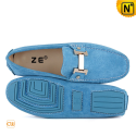 Tods Driving Shoes Blue CW713126 - cwmalls.com