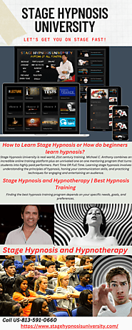 Stage Hypnosis Training