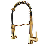 Gold Pull Out Kitchen Tap | Kitchen Spray Tap – Gold Bathroom