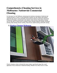 edocr - Comprehensive Cleaning Services in Melbourne Nationwide Commercial Cleaning