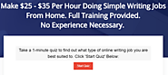 Make $25-$35/hr Writing from Home - No Experience Required!