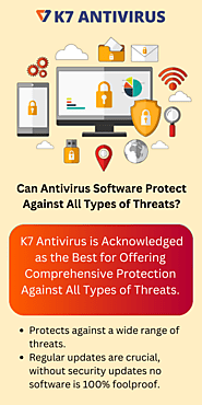 Can antivirus software protect against all types of threats?