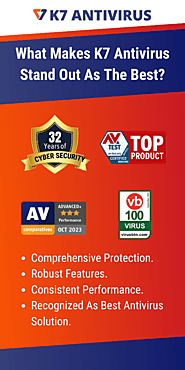 What makes K7 antivirus stand out as the best?