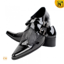 Designer Black Leather Dress Shoes for Men CW760001