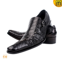 Italian Mens Leather Dress Shoes Black CW701105