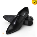 Black Leather Dress Shoes for Men CW762111