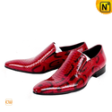 Mens Fashion Red Patent Leather Dress Shoes CW762053