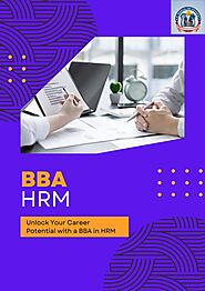 BBA in HRM: Your Path to a Thriving Human Resources Career