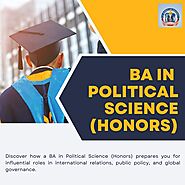 BA in Political Science (Honors): A Gateway to Global Governance