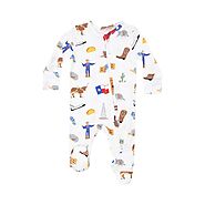 Angel Dear Texas 2 Way Zipper Footie