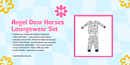Angel Dear Horses Loungewear Set