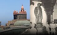 What is Vivekananda Rock Memorial associated with and what are the mythological beliefs related to this memorial?