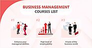 Business Management Courses list