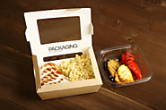 Leak-Resistant Kraft Paper Food Box with Clear Display Window