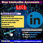 Buy LinkedIn Accounts - USA, UK, UA Number and ID Verified