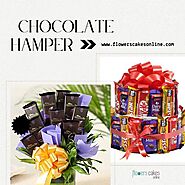 Order Chocolate Hampers online, Buy Chocolate Hamper Online in India from Flowerscakesonline