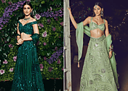 Get Inspired 6 Stunning Green Lehengas for Your Mehendi Ceremony - ShaadiWish