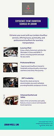 Premier Event Chauffeur Services in London