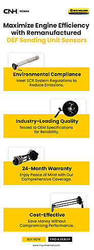 Maximize Engine Efficiency With Remanufatured DEF Sending Unit Sensors