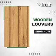 Premium Quality Wooden Louvers Online at Low Prices In India | Frikly.com