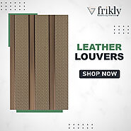 Premium Quality Leather Finish Louvers Online at Low Prices In India | Frikly.com