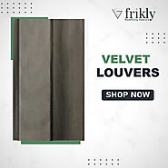 Premium Quality Velvet WPC Louvers Online at Low Prices In India | Frikly.com