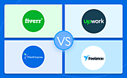 Upwork vs Freelancer vs Fiverr vs PixelCrayons