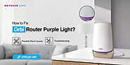 Orbi Router Purple Light