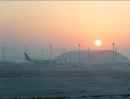 Sunrise from Doha Airport