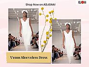 Discover Elegance: Venus Sleeveless Dress at ADJOAA