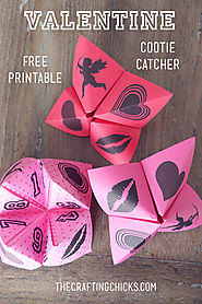 Valentine Cootie Catchers & Free Printable