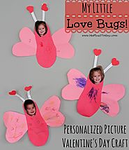 Personalized Love Bug Valentine's Day Craft