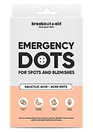 Breakout+aid Emergency Dots Acne patches with salicylic acid 72 pcs – My Dr. XM