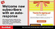 Welcome new subscribers with an email autoresponse. When people subscribe to updates from you via your website, send ...