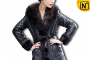 Sheepskin Fur Trim Coat CW610027 - cwmalls.com