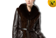 Women Black Sheepskin Jacket CW610032 - cwmalls.com