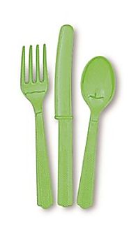 Lime Green Cutlery