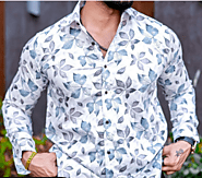 Buy Online VOZIA Murf Floral Printed Shirt